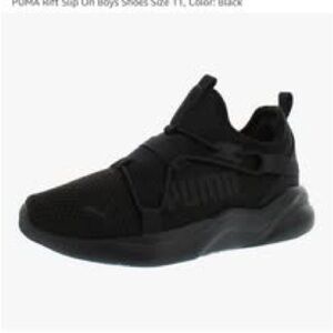 PUMA Kids Black Sneakers